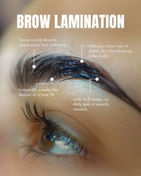 Trabalho de Jessica Onozolon, Brow Lamination e Lash Lifting em Curitiba – PR