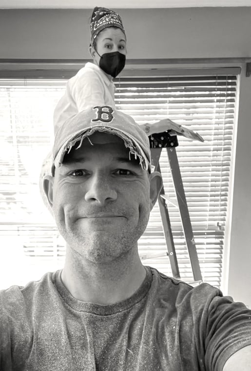 Picture of Justin Pisarra, owner of Pink Flamingo Painting