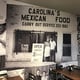 B&W wall mural signage for Carolina's Mexican Food