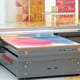 Flatbed digital printer printing in color