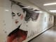 Example of Acryllic Prints with standoffs - wall mural from the EVIT Cosmetology School