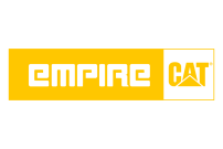 Yellow printed logo for Empire CAT
