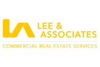Yellow printed logo for Lee & Associates