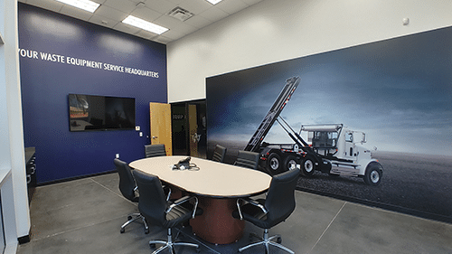 Boardroom full color wall graphics