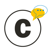 "C" testimonial icon