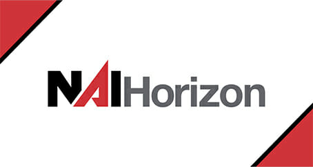 NAI Horizon Logo on a business card.