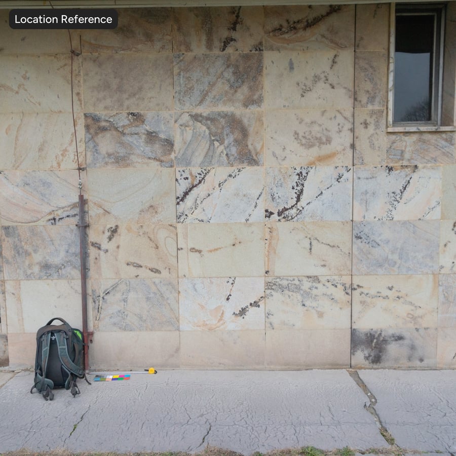 Travertijn Gevelsteen Textuur