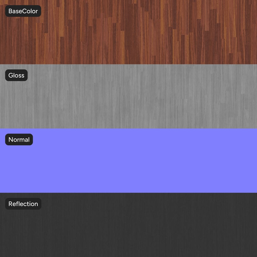 Sapele Wood Board Texture, Red