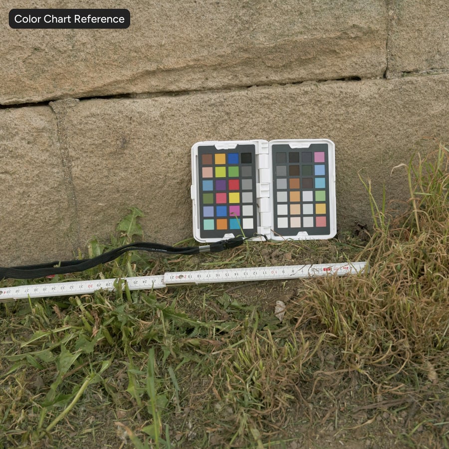 Worn Running Bond Stone Block Wall Texture