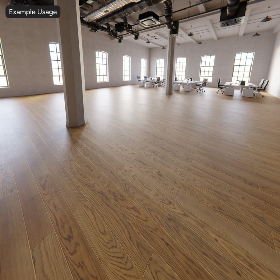 Oak Wood Board Texture, Light