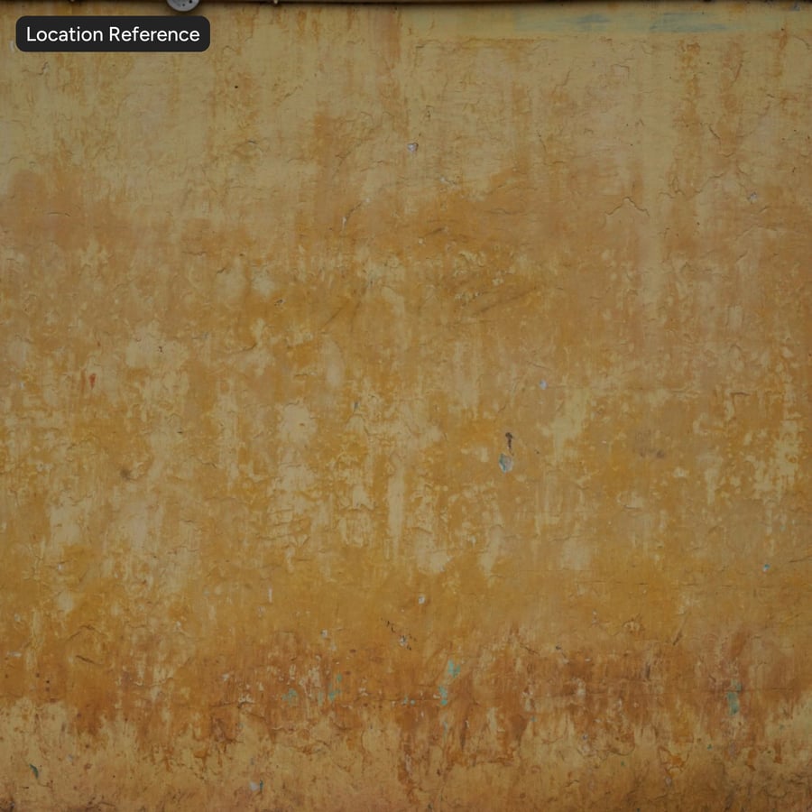 Old Painted Plaster Wall Texture, Orange