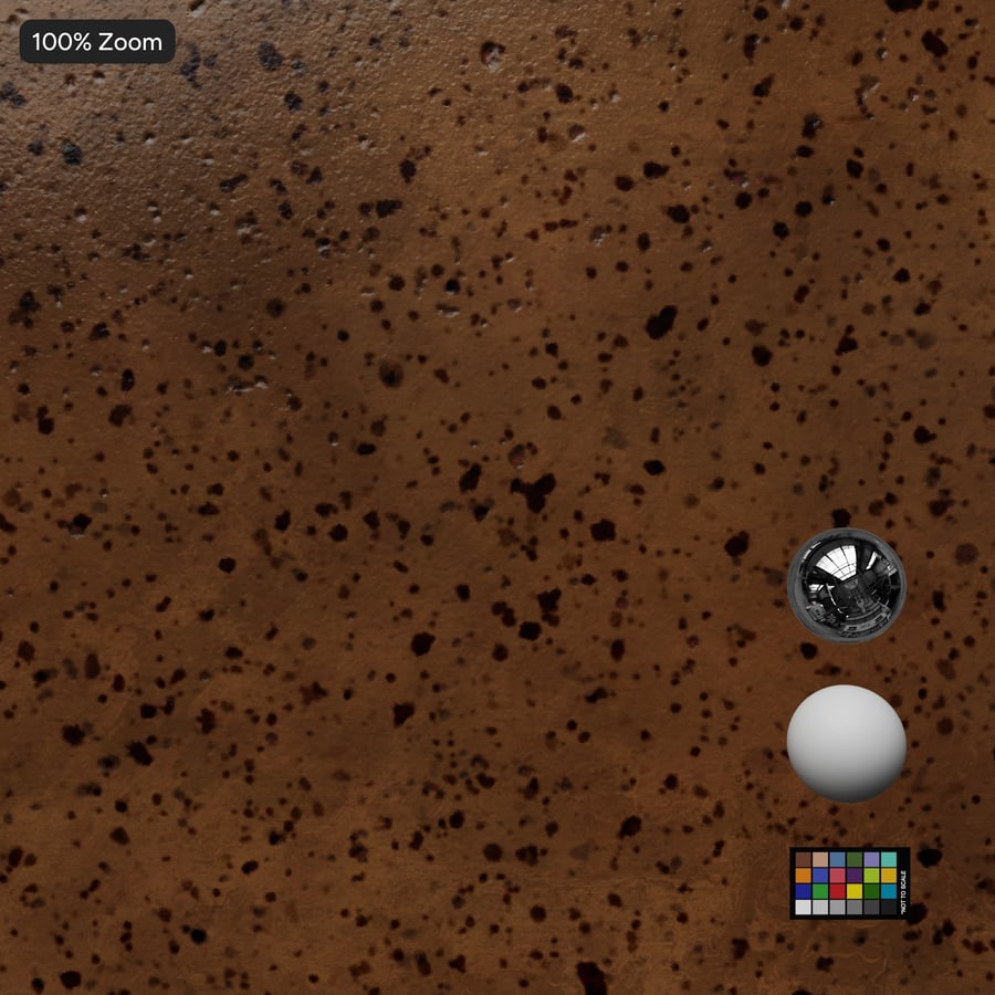 墨斑入り陶器風陶器、茶色