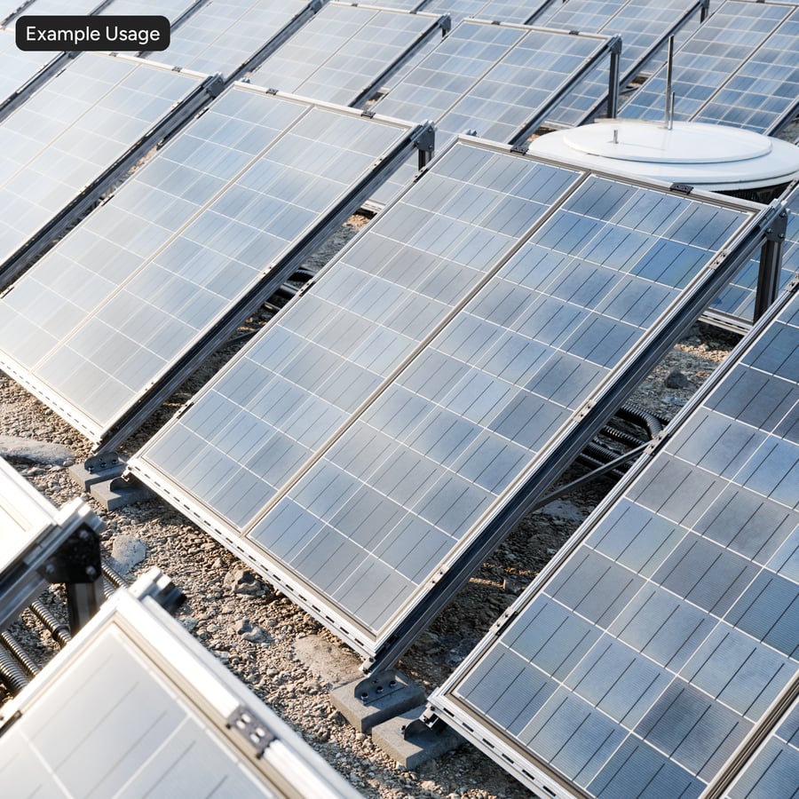 Painéis solares policristalinos tipo B com moldura limpa Textura