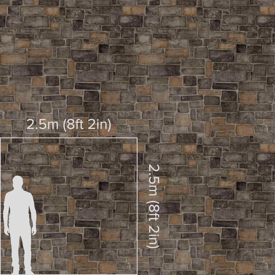 Splitface Stone Bricks, Grey