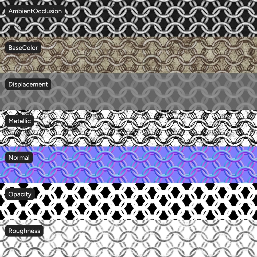 Textura de metal de cota de malha enferrujada