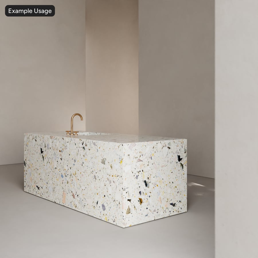 Textura de pedra de granito polido, branco salpicado