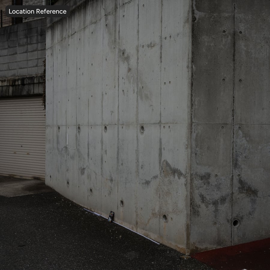 Stacked Panel Concrete Wall Texture