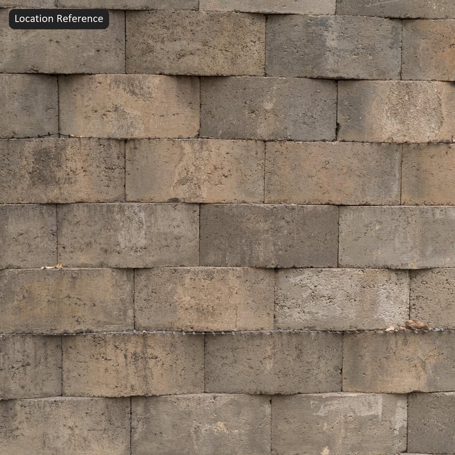 Verwitterte Beton-Stützmauer-Textur, Grau