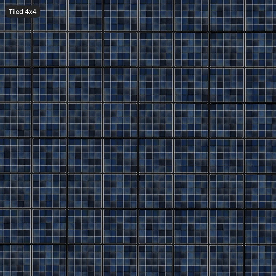 Painéis solares policristalinos tipo C com moldura limpa Textura
