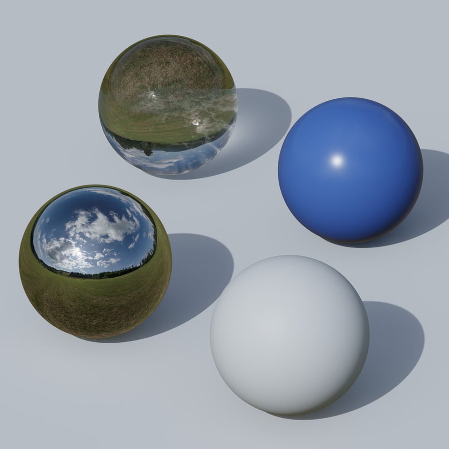 Hills Cloudy Afternoon Sky Outdoor HDRI