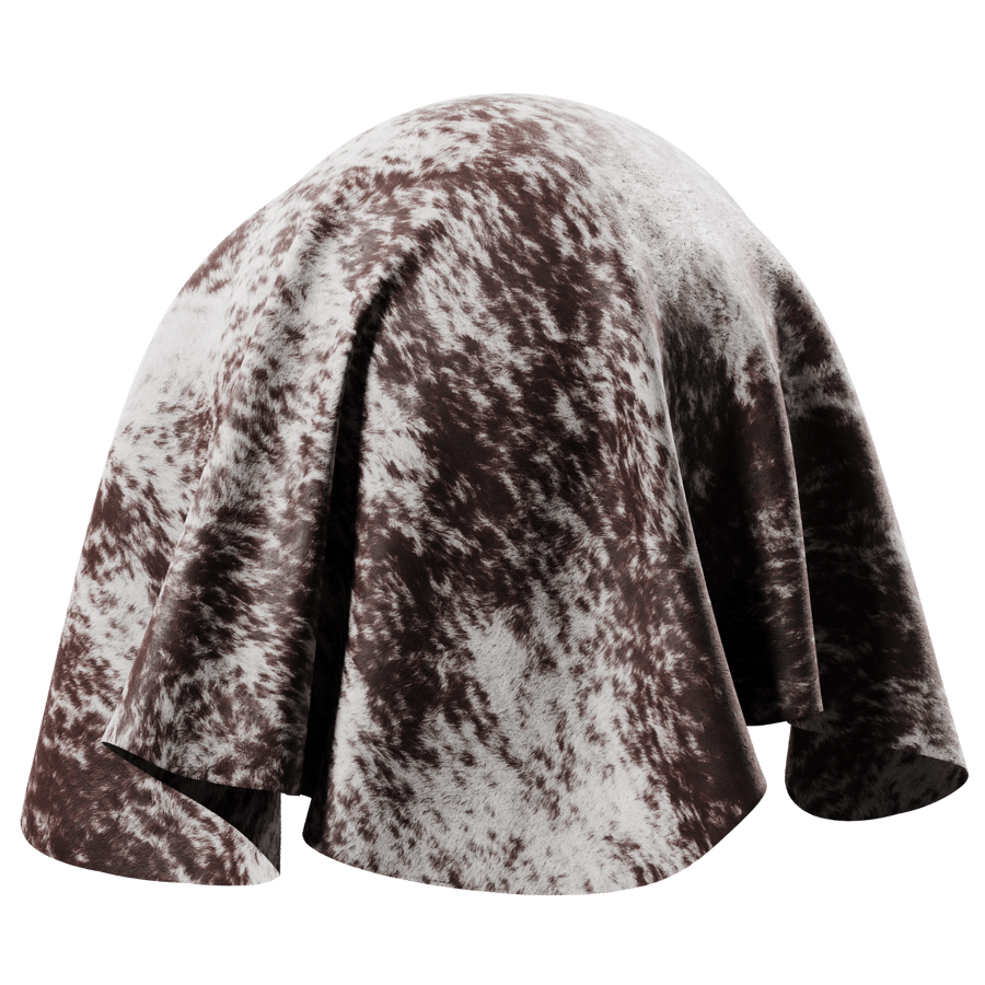 Mottled Cowhide Suede Texture, Brown