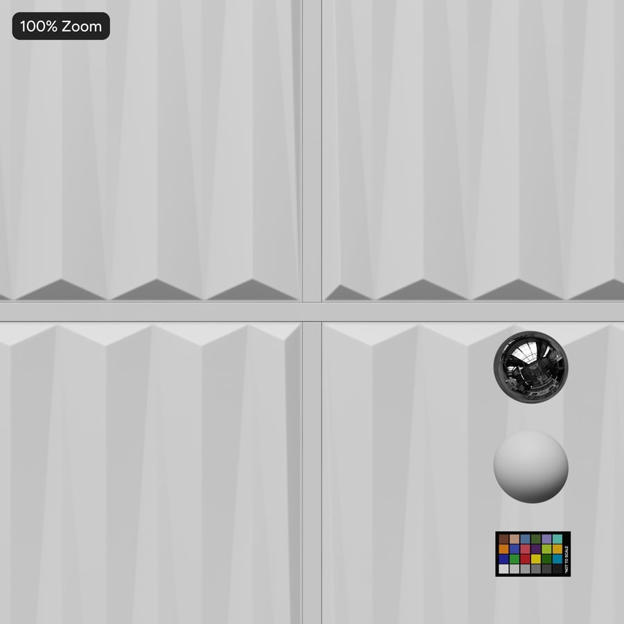 Dart Tile Ceiling Texture, White