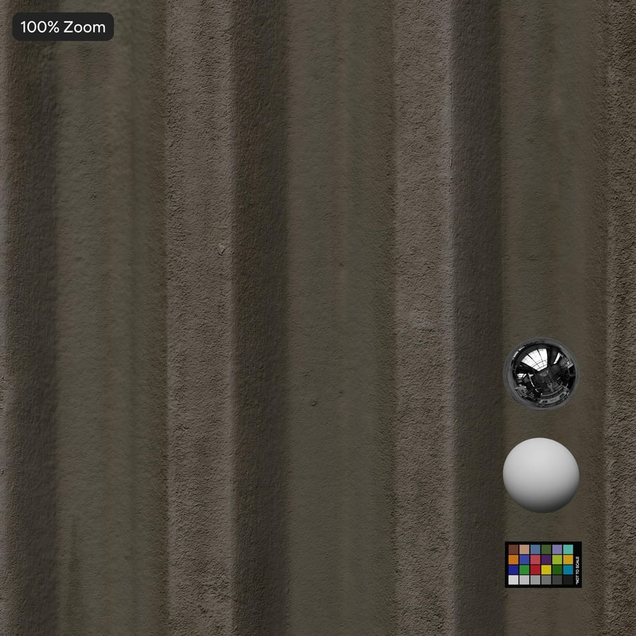 Oluklu Metal Duvar Dokusu