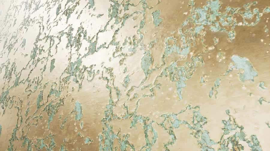 Textura de placa de ouro oxidado