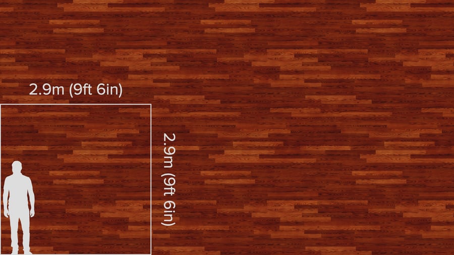 Deep Ginger Ash Wood Flooring Texture