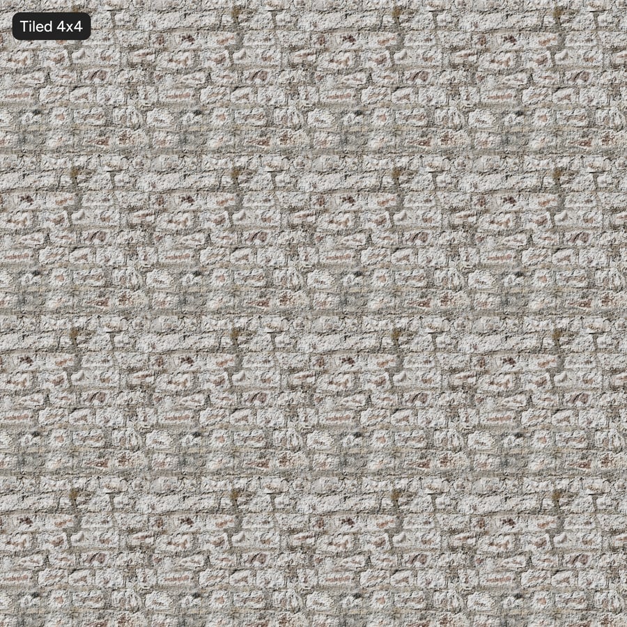 Whitewashed Stone Wall Texture