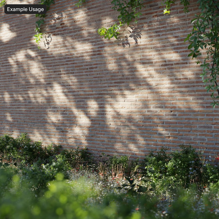 Vékony futó kötés tégla textúra, piros