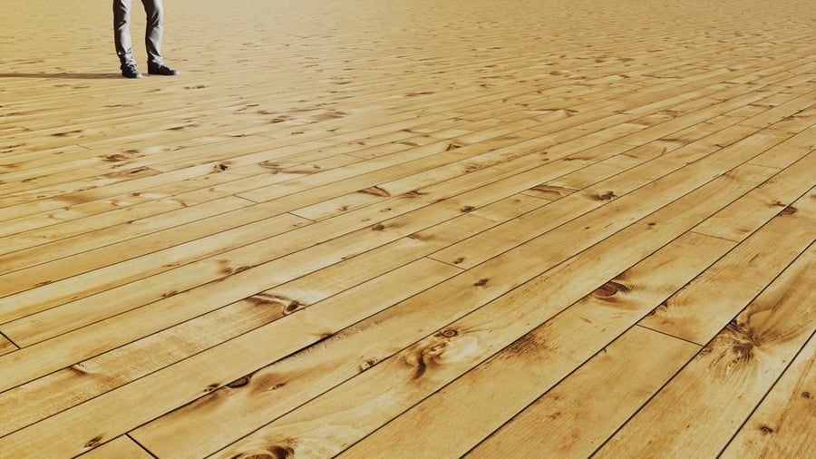 Oak Wood Board Texture, Knotted Tan