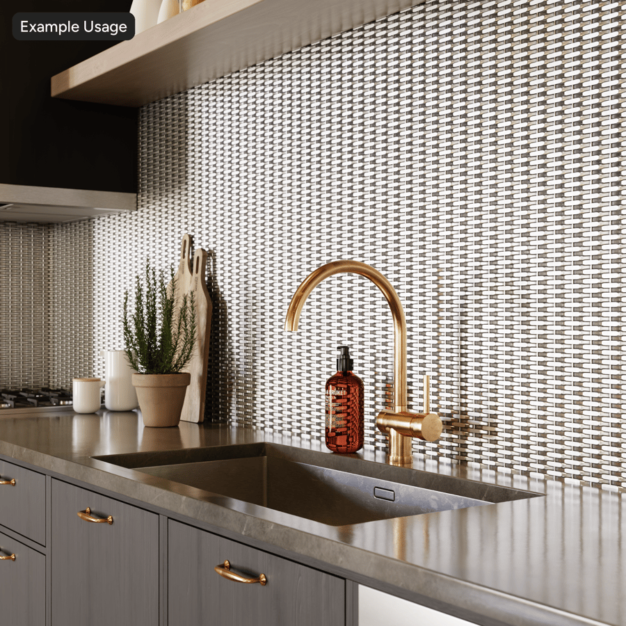 Thin Braided Metal Texture