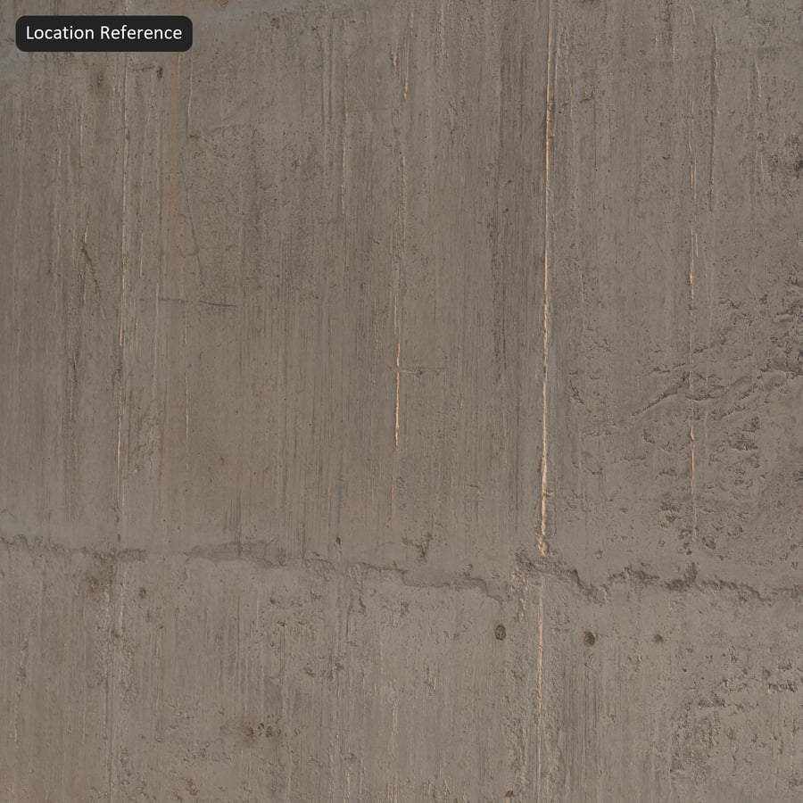 Weathered Board Form Concrete Wall Texture, Warm Off-White