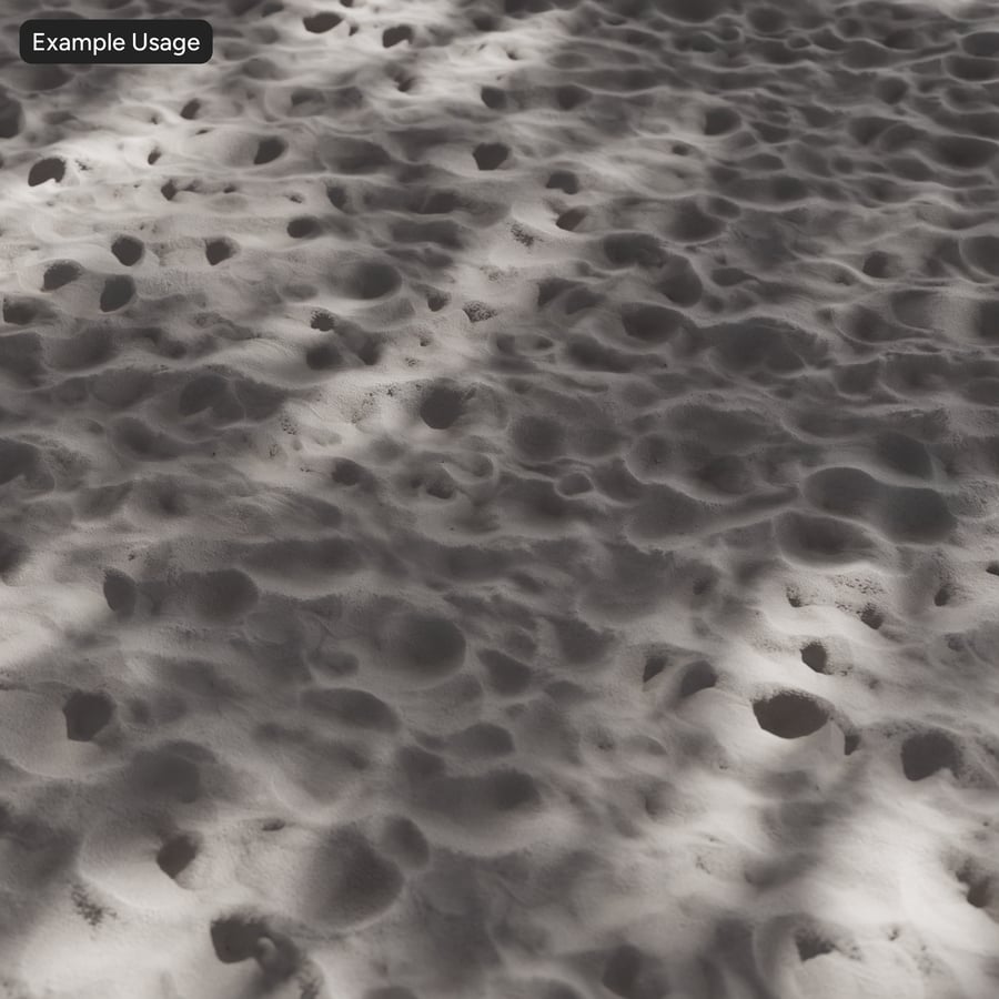 Fußabdrücke auf Sand Textur