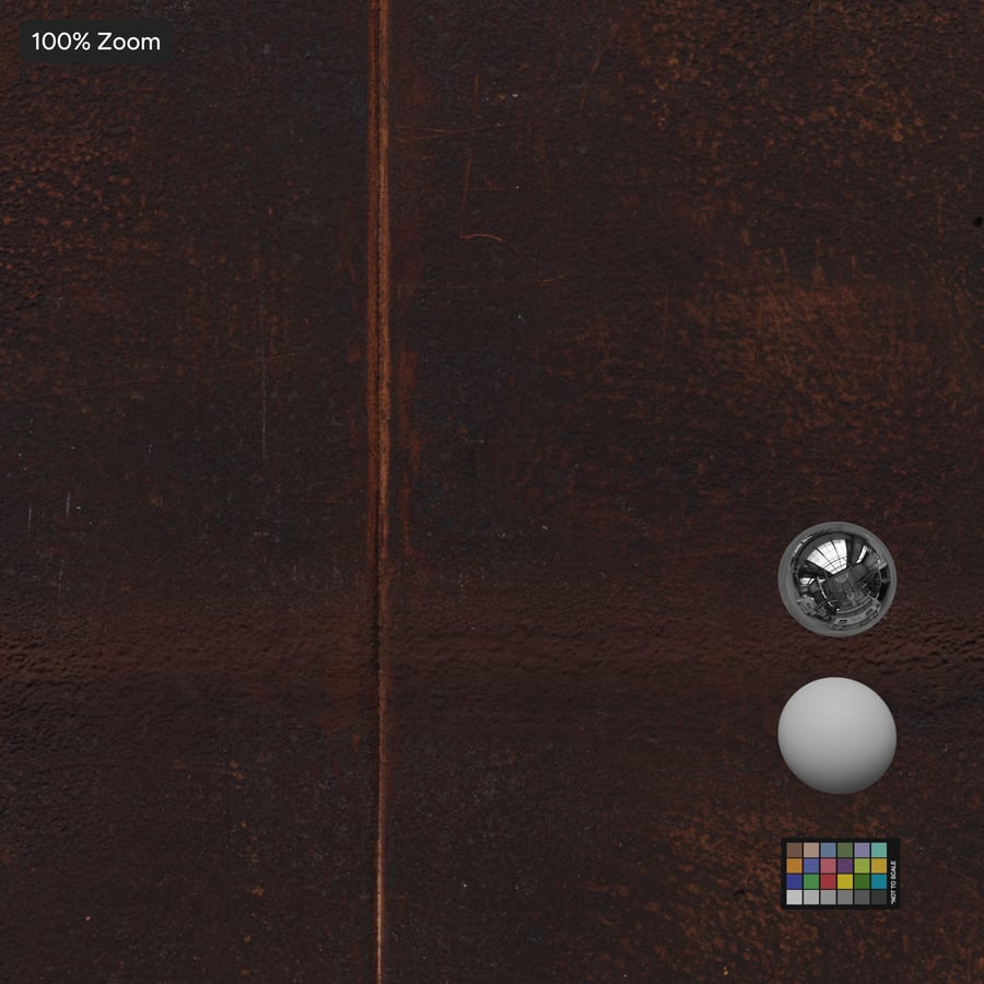 Rusted Metal Panel Texture