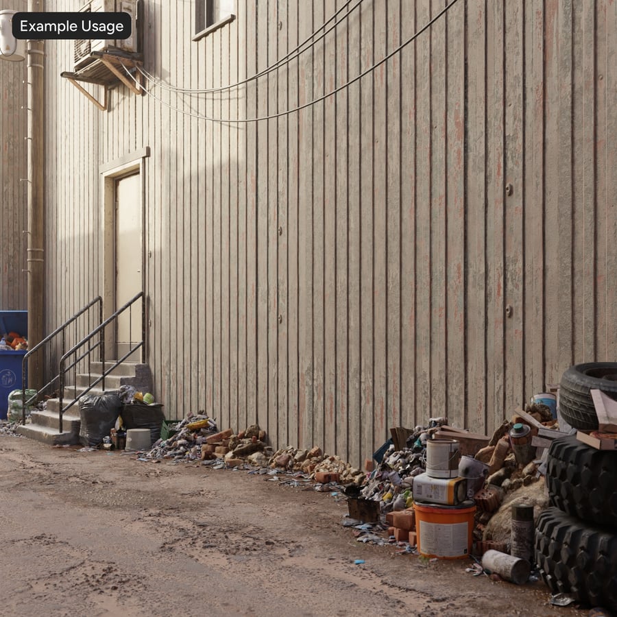 Verroeste, geschilderde metalen poorttextuur