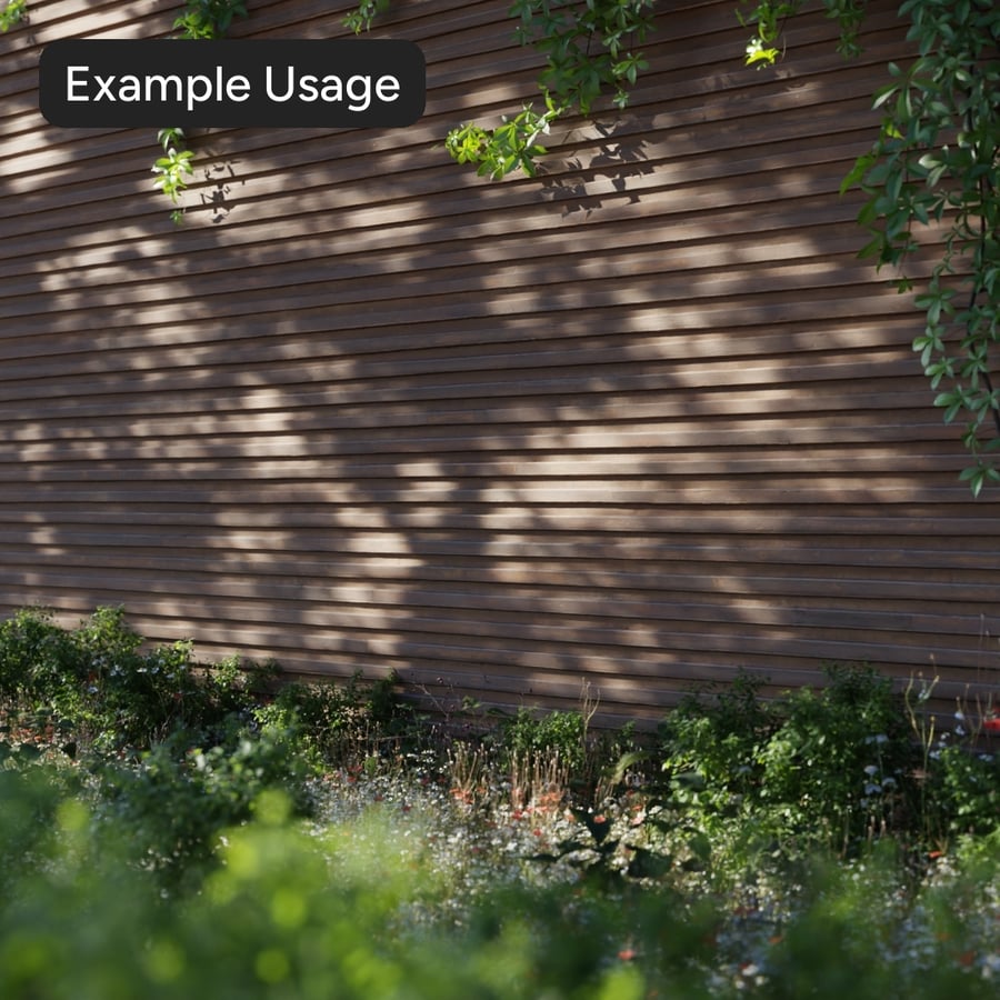 Horizontal Shiplap Timber Cladding Texture, Brown