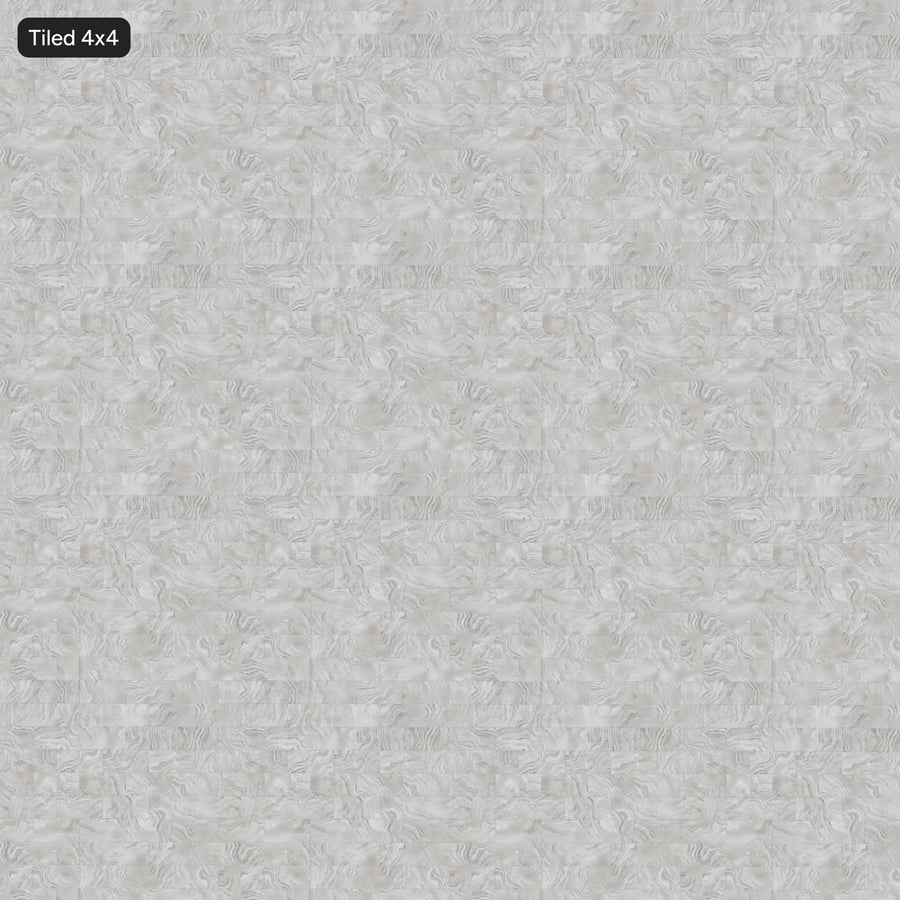 Rectangular Offset Marble Matte Tile Texture, Sirio Grey