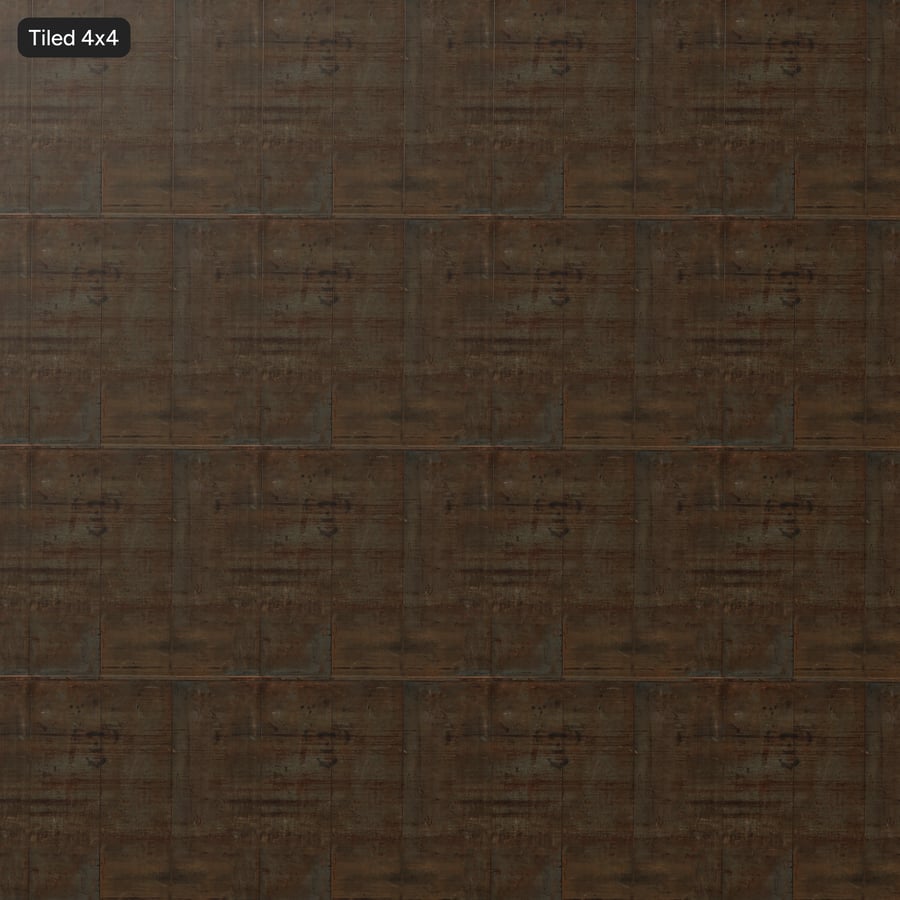 Textura de painel de metal enferrujado, castanho