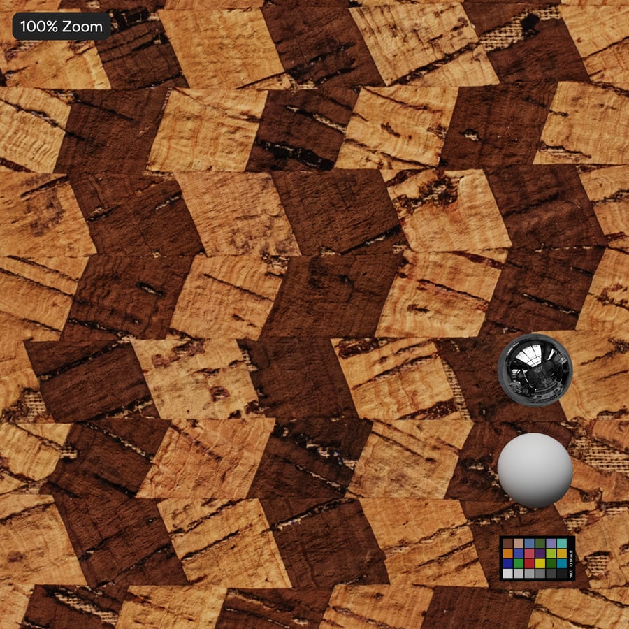 Textura têxtil em cortiça Chevron