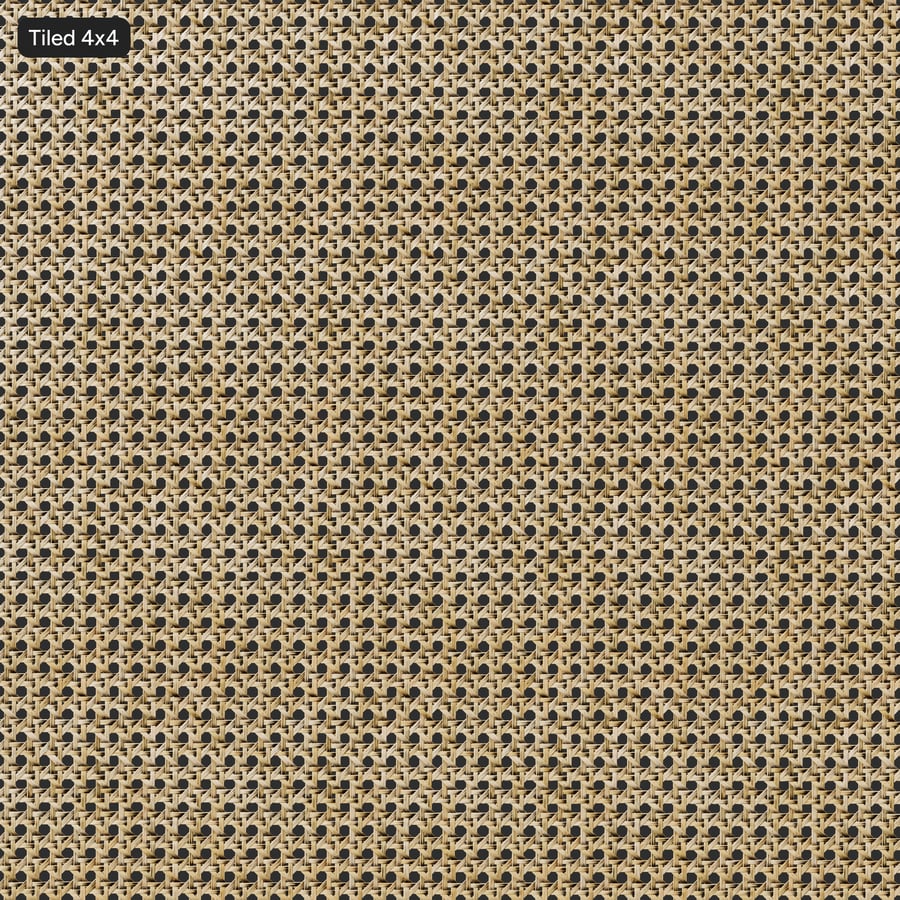Textura de vime de cana