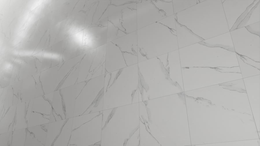 Textura de azulejo quadrado em mármore mate, branco enevoado
