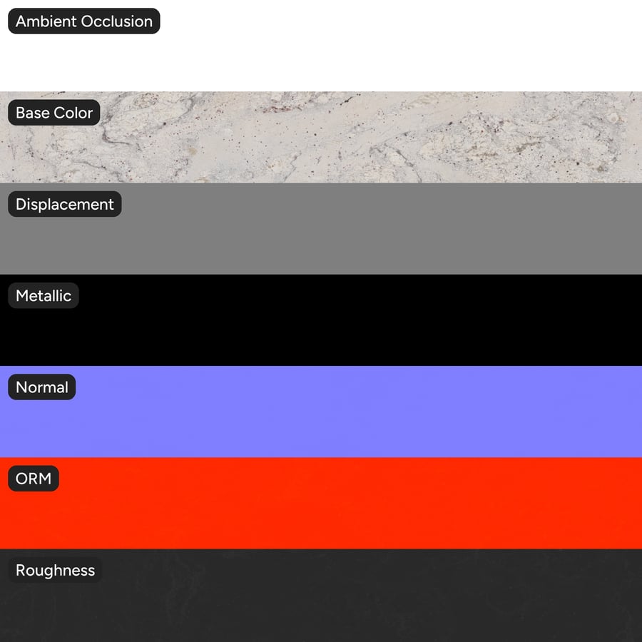 Texture đá granite tấm đánh bóng, màu trắng