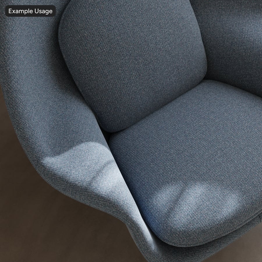 Woven Upholstery Fabric Texture, Dark Blue