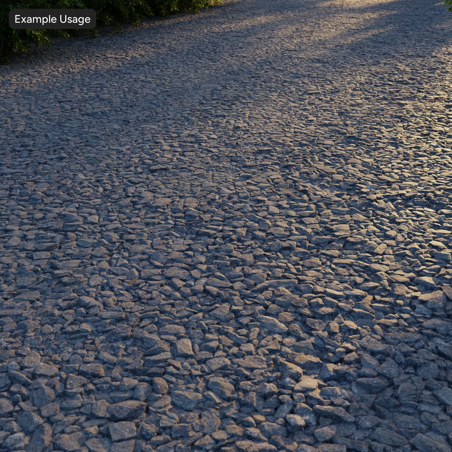 Compact Gravel Texture, Grey