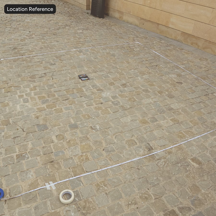 Jagged Cobblestone Texture, Yellow