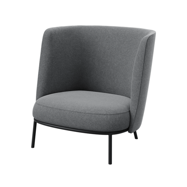 Replica Offecct Boller Hoge Fauteuil Model, Grijs