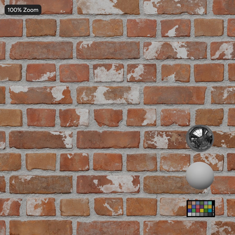 Reclaimed English Bond Brick Wall Texture