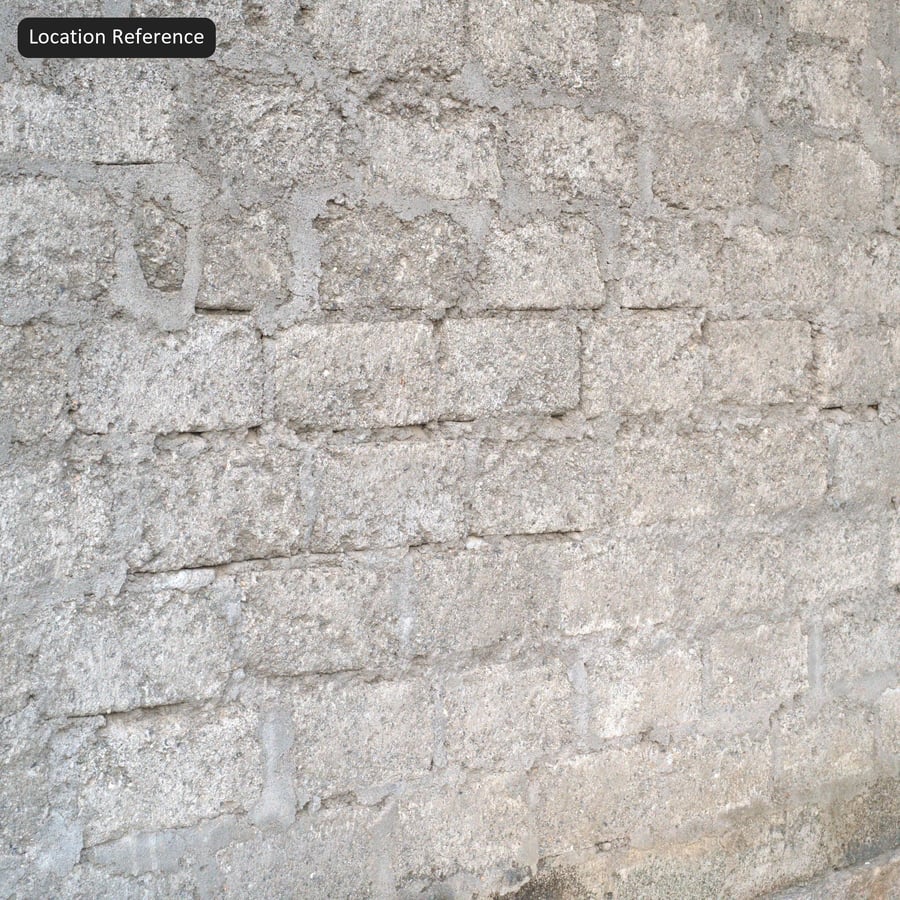 풍화된 콘크리트 블록 벽 텍스처